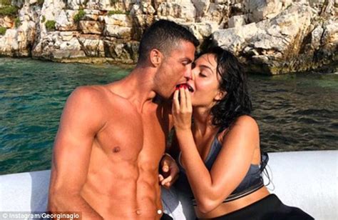 Cristiano Ronaldo Throws Georgina Rodriguez Into The Sea In Ibiza Daily Mail Online