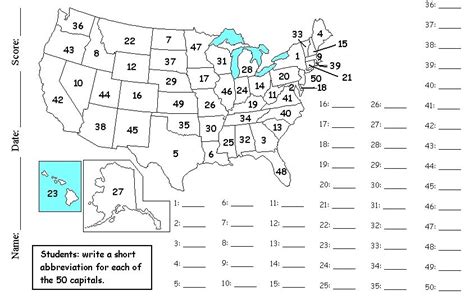 Us Map With Capitals States Map Quiz Photo Us Map Capitals Quiz Game