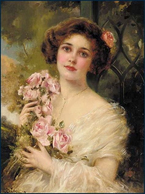Emile Vernon Victorian Paintings Victorian Art Female Art