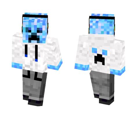 Download Ice Creeper The Youtuber Minecraft Skin For Free