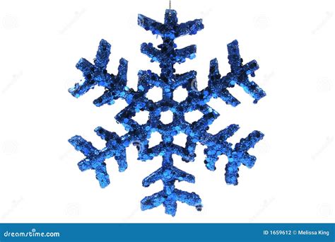 Christmas Ornament Blue Snowflake Stock Photography Image 1659612
