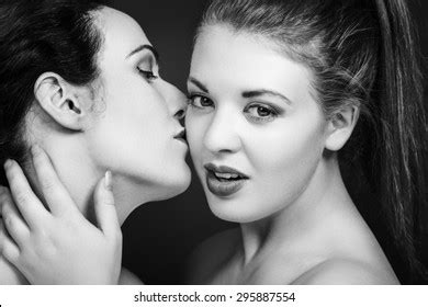 Two Women Kissing Each Other Love Stock Photo Edit Now