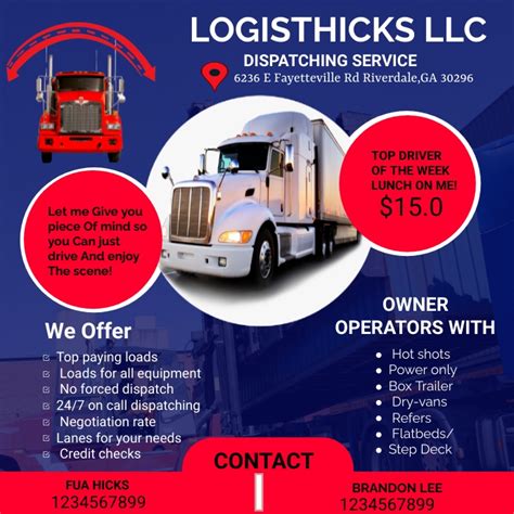 Trucking Flyer Template Postermywall