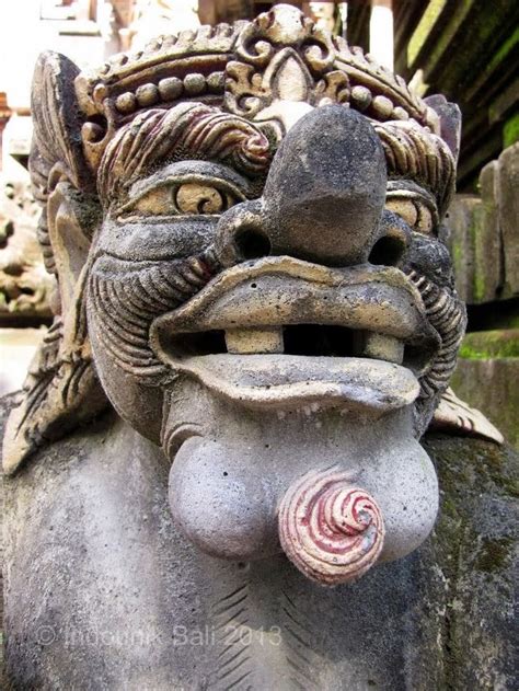 Faces Of Bali Werdah Statue Ubud Photo By Indounik 2013 Stone