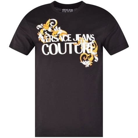 Versace Jeans Couture Black Baroque Print T Shirt Men From Brother2brother Uk