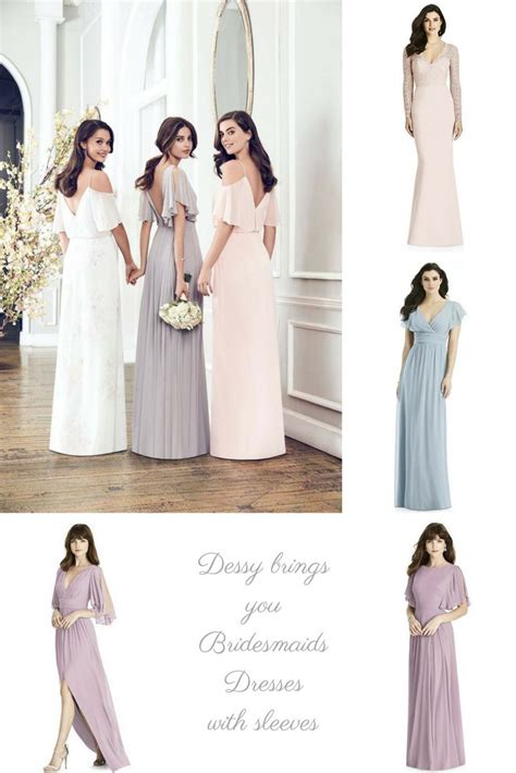 Are These The Prettiest Bridesmaid Dresses With Sleeves Right Now