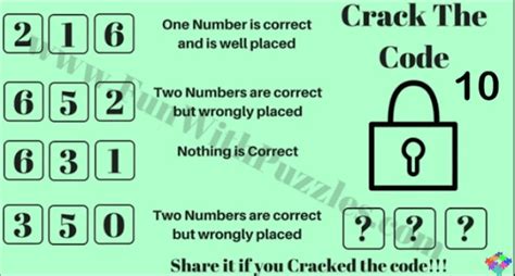 Can You Crack The Code Mastermind Logical Questions