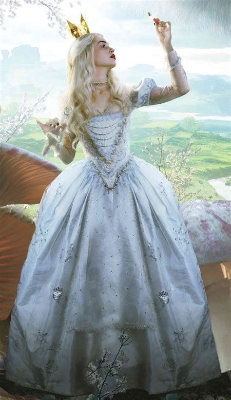 White Queen Costume Alice In Wonderland Aesthetic Queen Costume