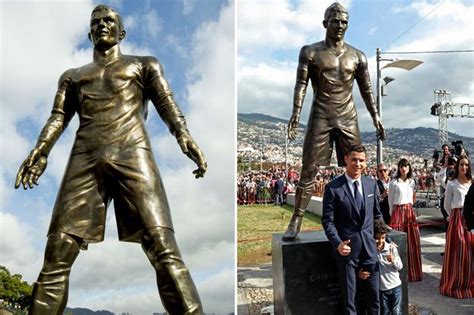 The madeira international airport renamed itself to the cristiano ronaldo airport and unveiled a statue that looks like the mad magazine kid all grown up. A Portuguese airport is being named after Ronaldo | Buzz.ie