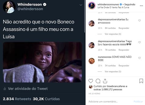 Maria lina é noiva e esta a espera do primeiro filho do casal. Whindersson Nunes compara seu futuro filho com Luísa Sonza ...