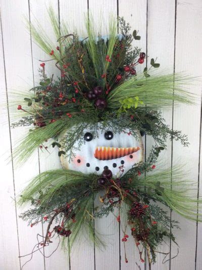 It's really easy and all ages can try it. DIY Snowman Wreaths For You | Inhabit Zone