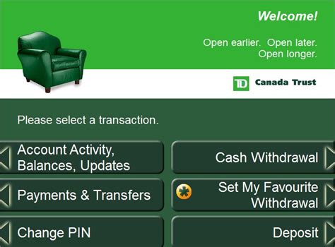 Cash app pin is required for transfer cash from phone and for using cash card, no matter what, you are using android or iphone. TD Canada Trust | Green Machine ATM