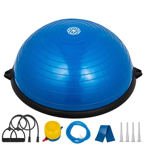 Vevor Yoga Half Ball Exercise Fitness Balance Strength Exercise Workout With Pump And