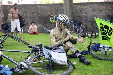 Cardiff World Naked Bike Ride Takes To The Roads Of The City And Here S What It Looked Like