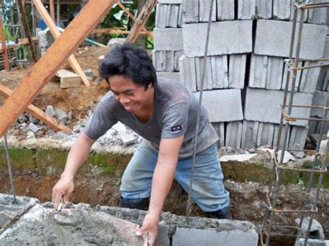 Building A Concrete Block House Part 1 Philippines