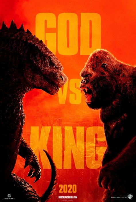 This is seriously a damn good poster. Godzilla Vs. Kong (2020) - Poster 5 by CAMW1N on DeviantArt