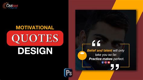 How To Make A Motivational Quote Design In Photoshop Motivation