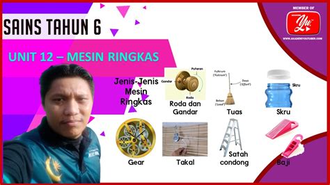 Mesin kompleks ia merupakan gabungan beberapa mesin ringkas. Sains Tahun 6 - Unit 12 Mesin #AkademiYoutuber # ...