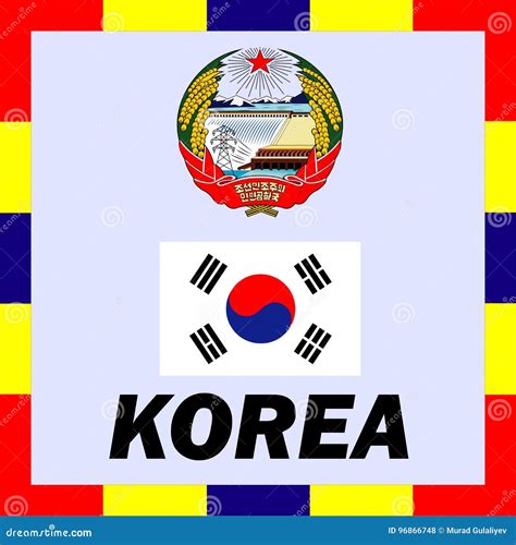 Official Ensigns Flag Korea Stock Illustrations 3 Official Ensigns