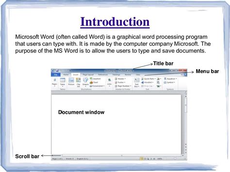 Microsoft Word Ppt Presentation
