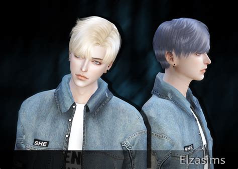 Sims 4 Ccs The Best Male Hair By Elzasims The Sims Sims 4