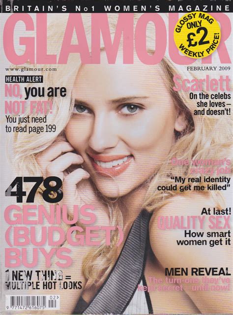 Glamour Magazine Scarlett Johansson Magazine Canteen