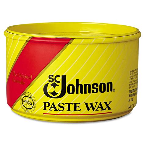 Sc Johnson Paste Wax Multi Purpose Floor Protector 16oz Tub 6carton Cb002038
