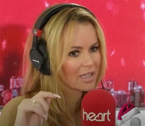 Amanda Holden Red Faced After Saying She Only Faces The Shower For Sex