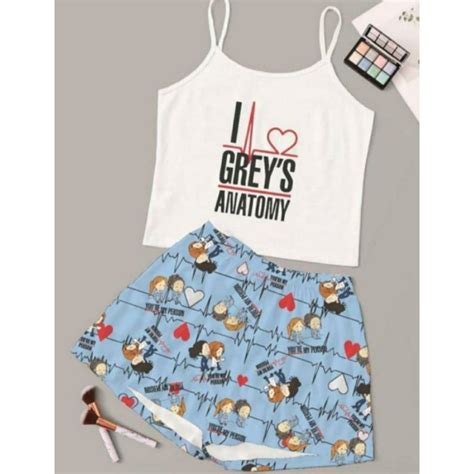Pijama Greys Anatomy Shopee Brasil