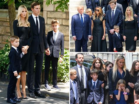 ivana trump funeral pictures ivanka eric don jr lead mourning
