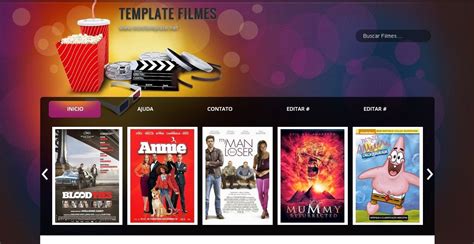 Mais Template Template Para Filmes Blogger