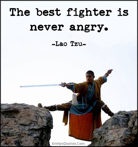 Don't forget to confirm subscription in your email. The best fighter is never angry | Popular inspirational quotes at EmilysQuotes