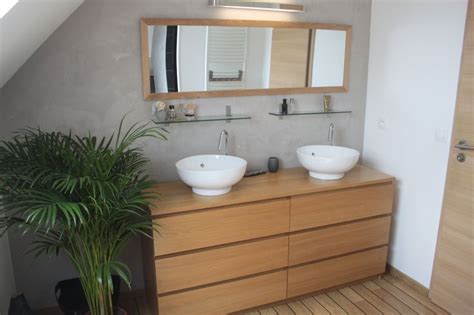 Vendu et expédié par badplaats. Commode MALM Ikea détournée en meuble de salle de bains ...