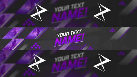 50 free youtube banner templates edit and download visual. New Epic 2020 Purple Gaming Banner Template | Free ...