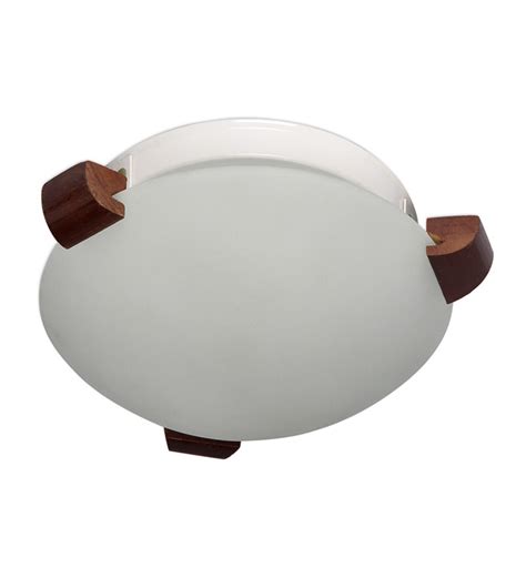 Fos Lighting Simple Ceiling Light With Wooden Clamps By Fos Lighting