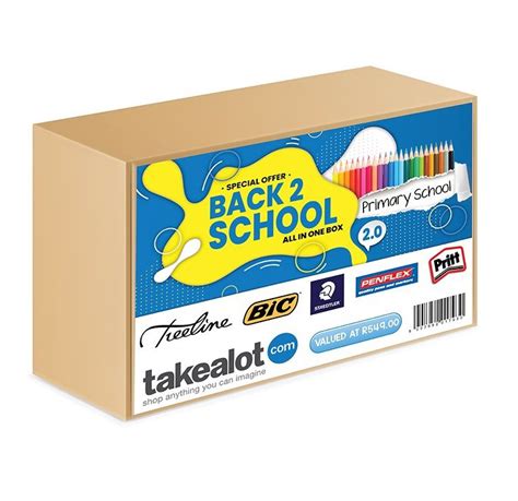 Takealot Back 2 School Primary School Stationery Bundle 20 Value