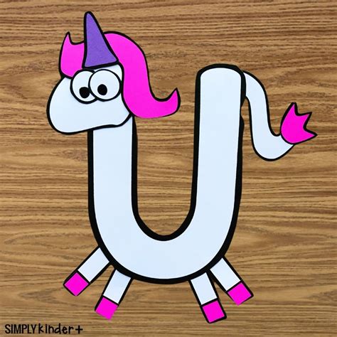 Uppercase Letter U Alphabet Craft Simply Kinder Plus