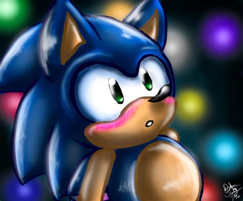 Cute Classic Sonic By Darkstarling716 On Deviantart