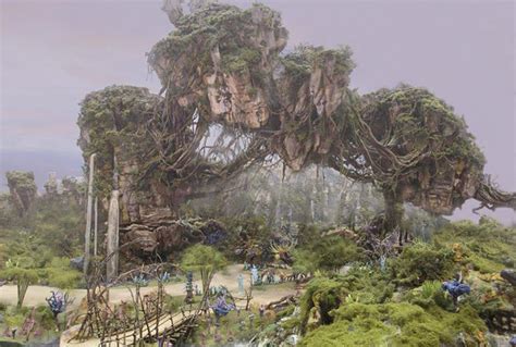 Avatars Floating Mountains Rise Up Above Pandora At Disneys Animal