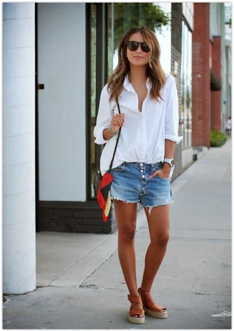 Embrace Summer By Wearing A White Button Down Shirt