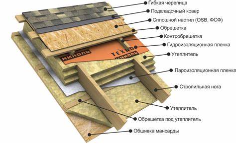 Кровельный пирог под мягкую кровлю, состав пирога, холодная крыша и Картинка - Кровельный пирог под мягкую кровлю, состав пирога, холодная крыша и