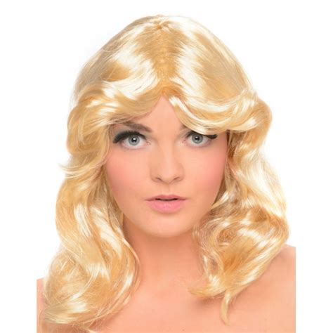 70s Wig Blonde Wave Wig Long Blonde Wigs