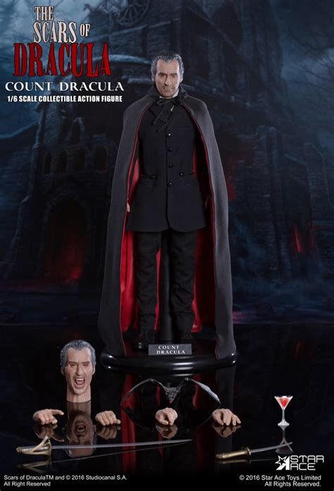 Toyhaven Star Ace Toys “scars Of Dracula” 16th Scale Christopher Lee