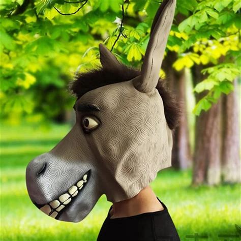 Wholesale Big Donkey Cosplay Party Horror Mask Fools Day Halloween