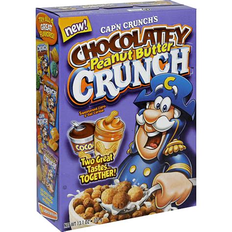 Capn Crunch Sweetened Corn And Oat Cereal Chocolatey Peanut Butter