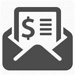 Icon Invoice Tax Money Bill Envelope Mail