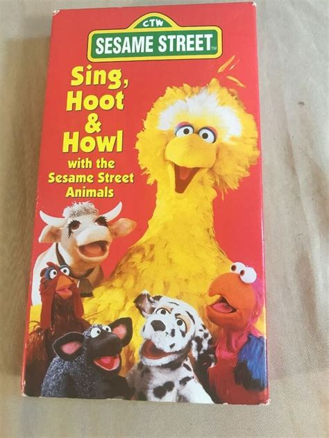 Sesame Street Sing Hoot And Howl With The Sesame Street Animals Vhs