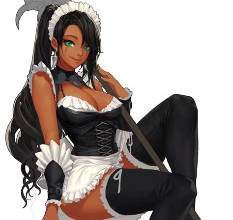 Rule 34 1girls Big Breasts Cherrylich French Maid Nidalee League Of