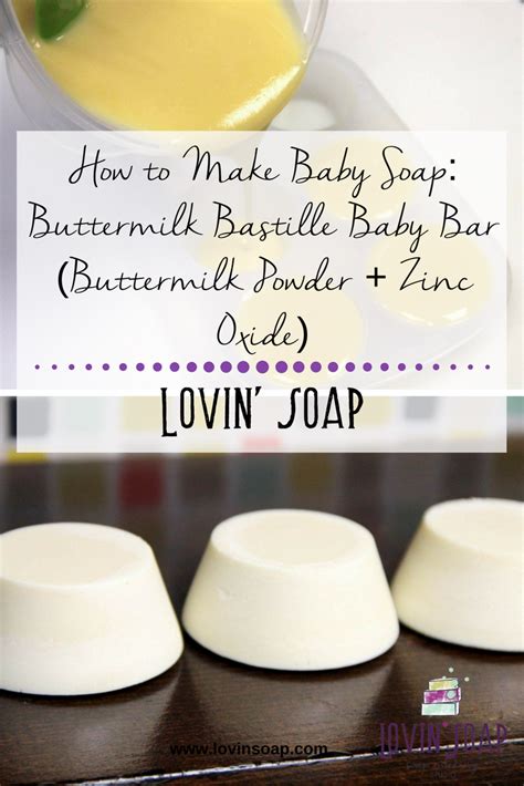 And it smells so nice. How to Make Baby Soap: Buttermilk Bastile Baby Bar ...