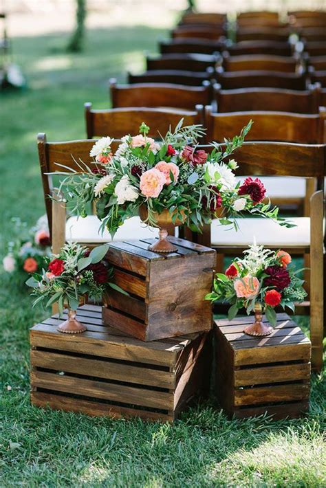 36 Rustic Wooden Crates Wedding Ideas Wedding Forward Wooden Crates
